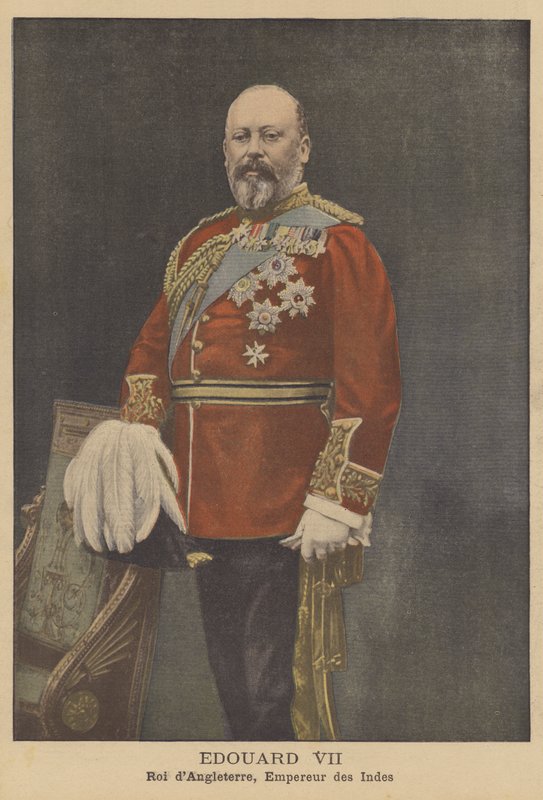 Edward VII, Birleşik Krallık Kralı ve Hindistan İmparatoru by French School