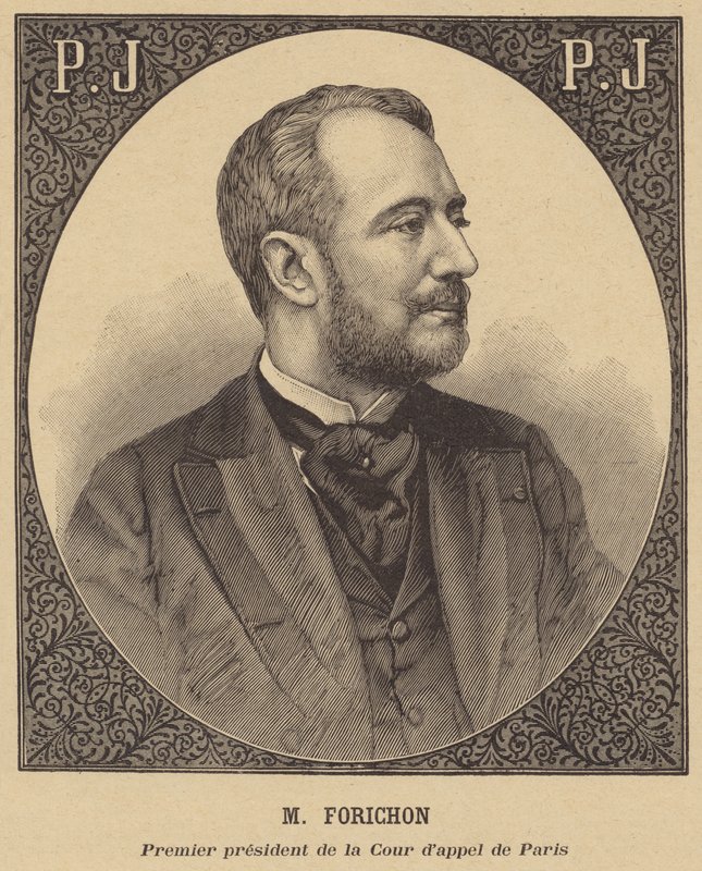 Paris Temyiz Mahkemesi Başkanı Emile Forichon by French School