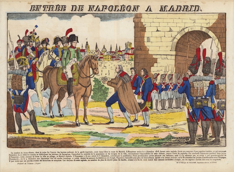 Antre De Napoleon A Madrid by French School