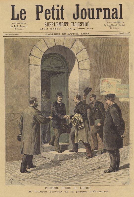 Eugene Turpin, Etampes Hapishanesinden serbest bırakıldı by French School