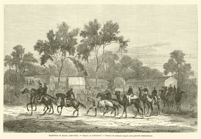 Expedition de Burke (1860-1861), Melbourne