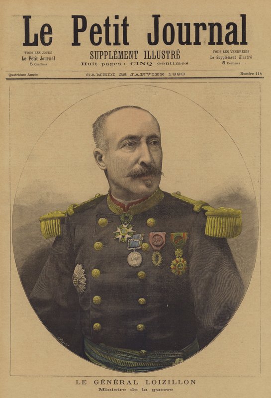 General Loizillon, Fransa Savaş Bakanı by French School