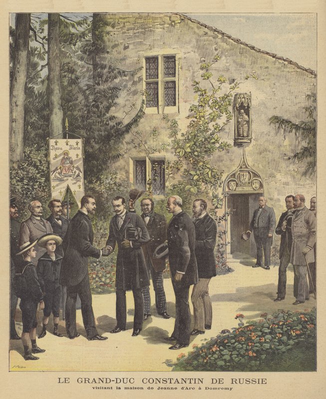 Rusya Büyük Dükü Konstantin, Joan of Arc