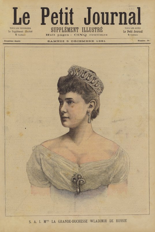Rusya Grande Düşesi Vladimir by French School