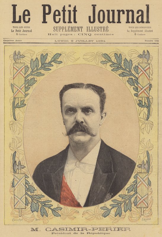Fransa Cumhurbaşkanı Jean Casimir-Perier by French School