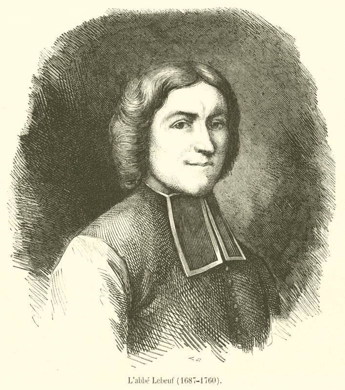 Labbe Lebeuf, 1687-1760 by French School