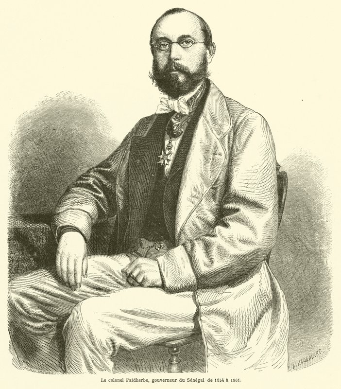 Albay Faidherbe, 1854-1861 yılları arasında Senegal valisi by French School
