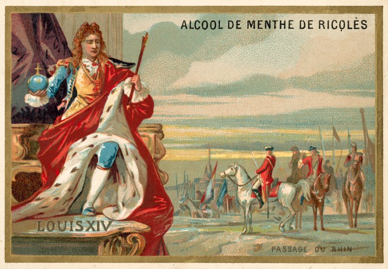 Fransa Kralı XIV. Louis ve Ren Nehri