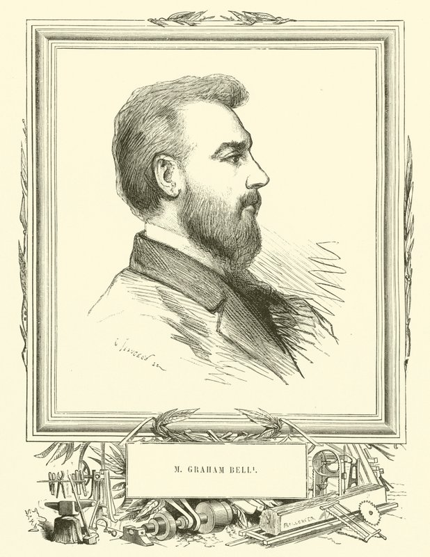 M. Graham Bell by French School