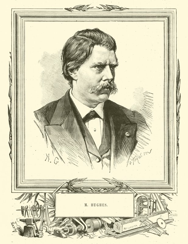 M Hughes by French School