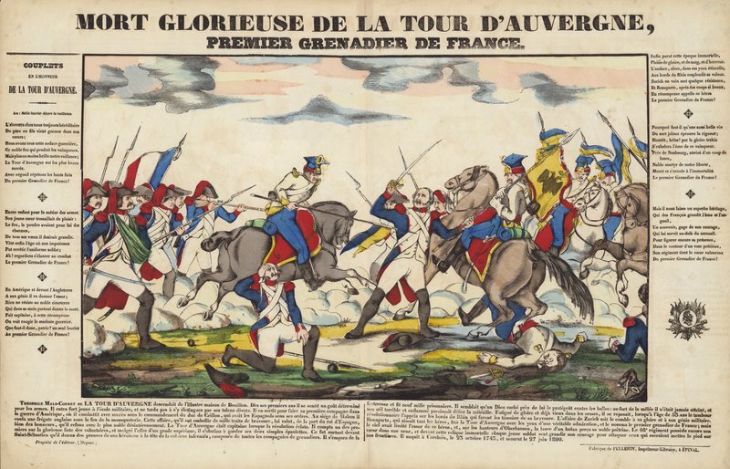 Morte Glorieuse De La Tour DAuvergne, Fransa