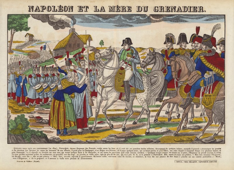 Napolyon Et La Mere Du Grenadier by French School
