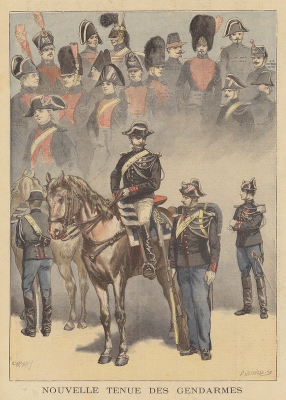 Fransız jandarmasına yeni üniforma by French School