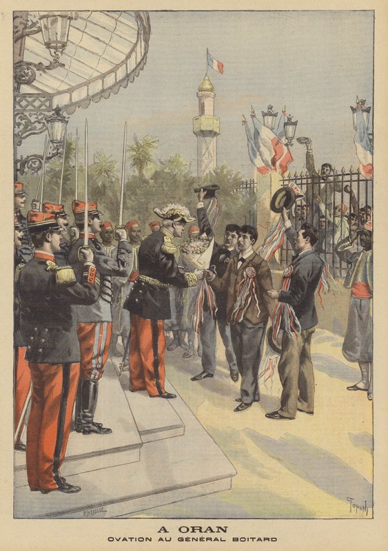 Oran, Cezayir General Boitard için Alkış by French School