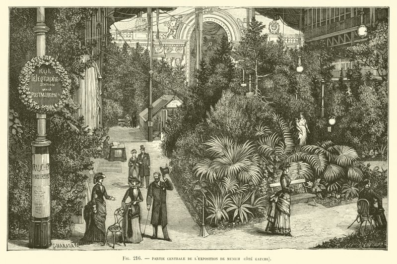 Münih Sergisinin Orta Kısmı, Sol Taraf by French School