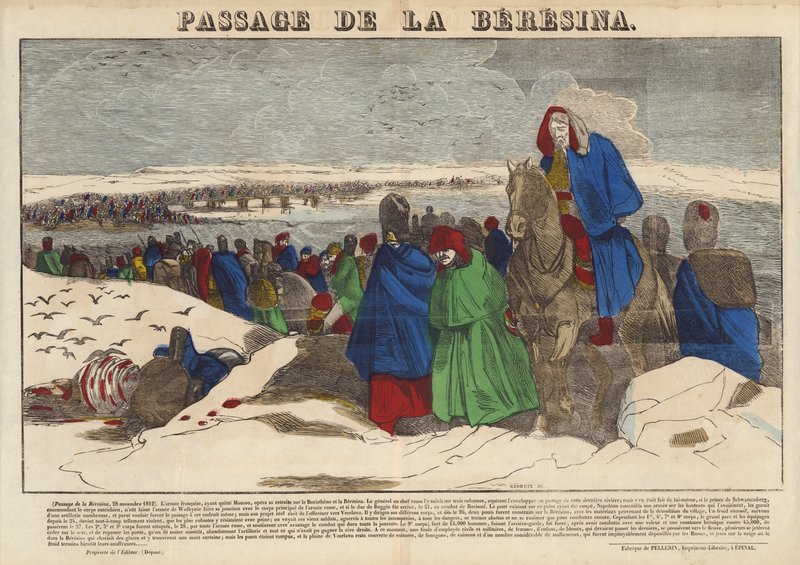 De La Beresina Geçidi by French School