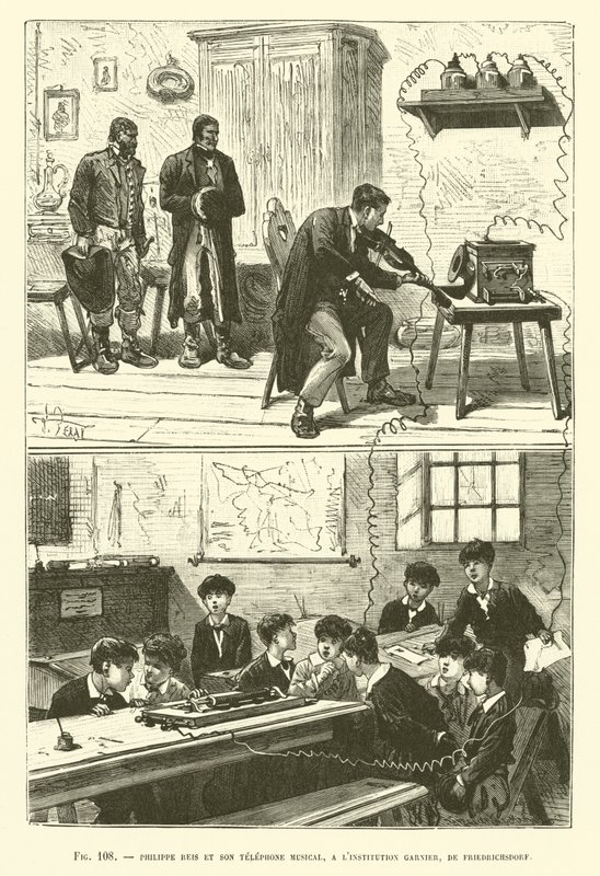 Philippe Reis Et Son Telefon Müzikali, A LInstitution Garnier, De Friedrichsdorf by French School