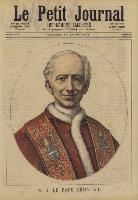 Papa Leo XIII by French School