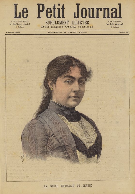 Sırbistan Kraliçesi Natalie by French School