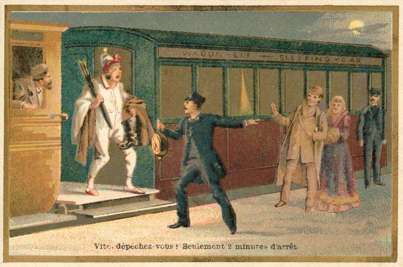 Çabuk, acele et, sadece iki dakikalık bir mola by French School
