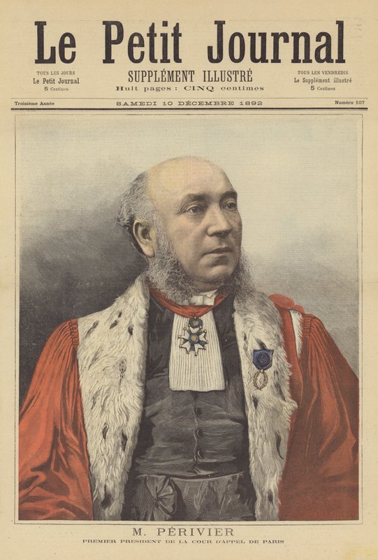 Paris Temyiz Mahkemesi Birinci Başkanı Samuel Perivier by French School