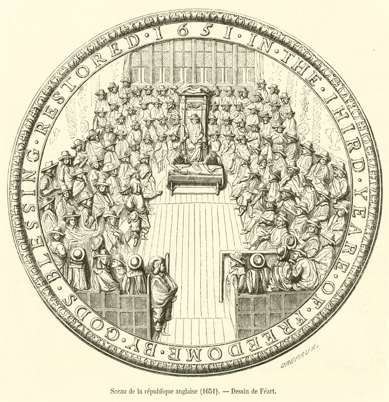İngiliz Cumhuriyeti Mührü, 1651 by French School