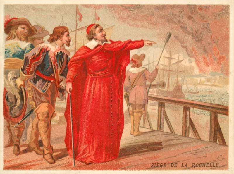La Rochelle Kuşatması, 1627-1628 by French School