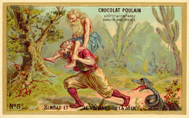 Sinbad ve Denizin Yaşlı Adamı by French School