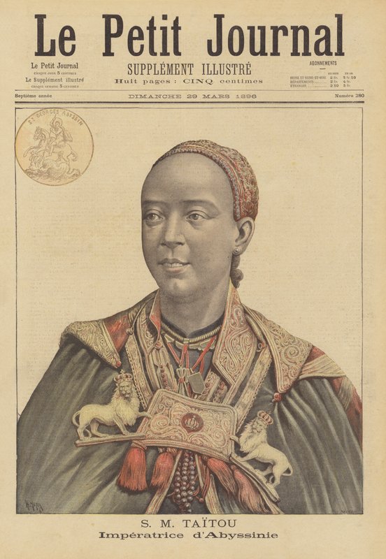 Taytou Betel, Etiyopya Menelik II İmparatoriçesi Eşi by French School