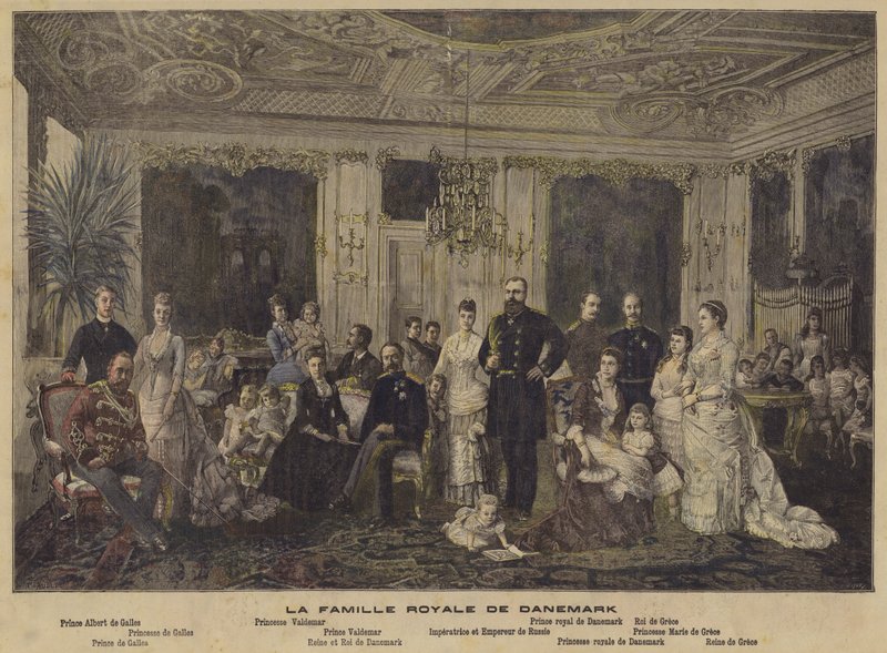 Danimarka kraliyet ailesi by French School