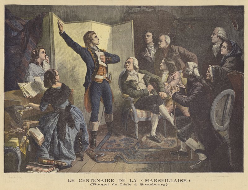 la Marseillaise'in yüzüncü yılı by French School