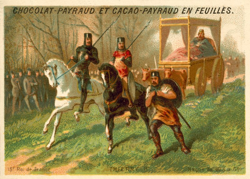 Theuderic III, Frankların Kralı by French School