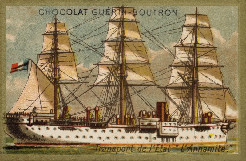 Nakliye gemisi Annamite (chromolitho) by French School