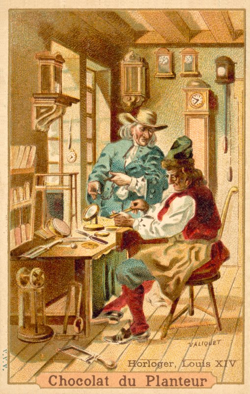 Saatçi, Fransa, Louis XIV zamanı by French School