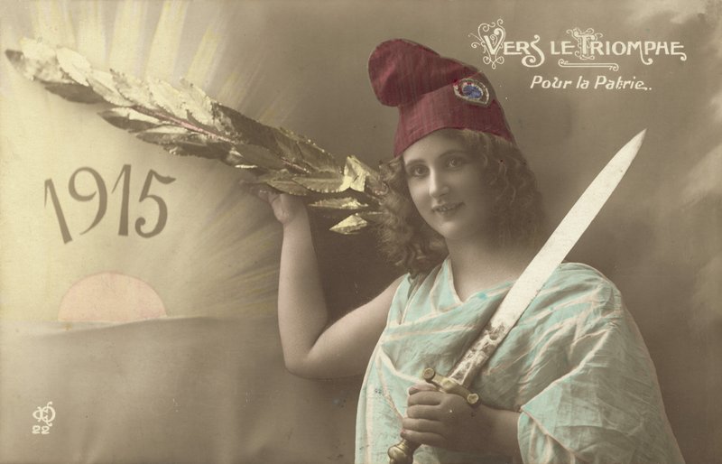 1915, Vers Le Triomphe, Vatan İçin by French Photographer