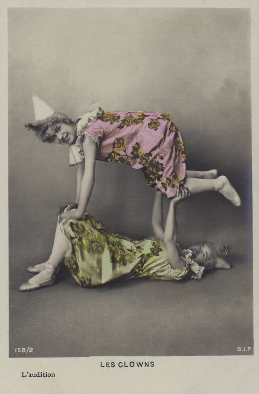 Bir çift palyaço (renkli fotoğraf) by French Photographer