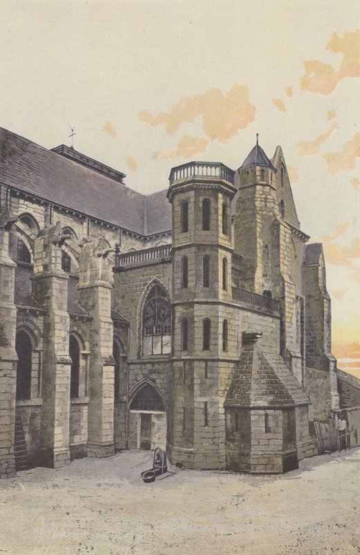 Aigueperse, Eglise, Cephe S by French Photographer