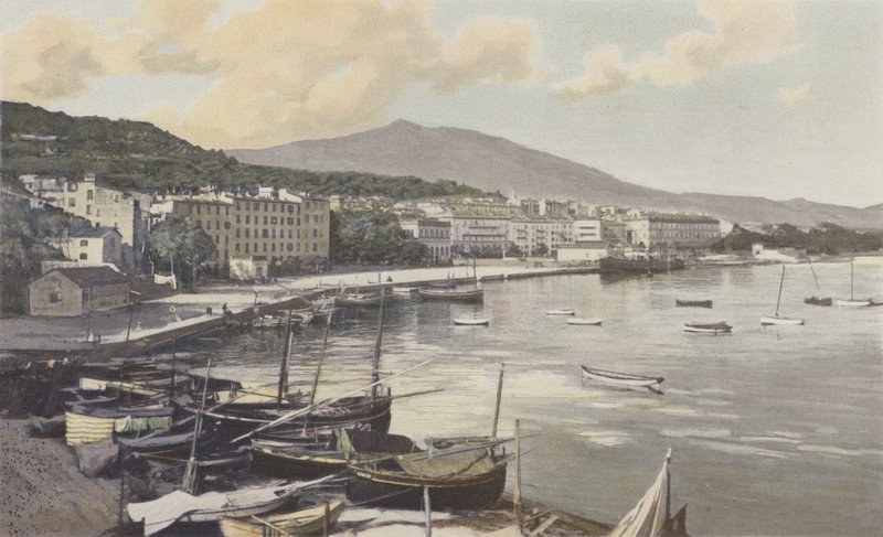 Ajaccio, Liman ve Şehir by French Photographer