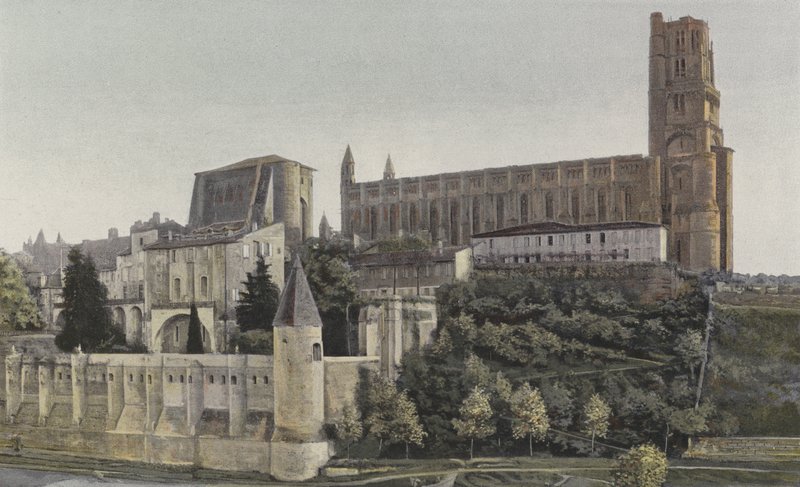 Albi, Cathedrale ve Archeveche, Ensemble N by French Photographer