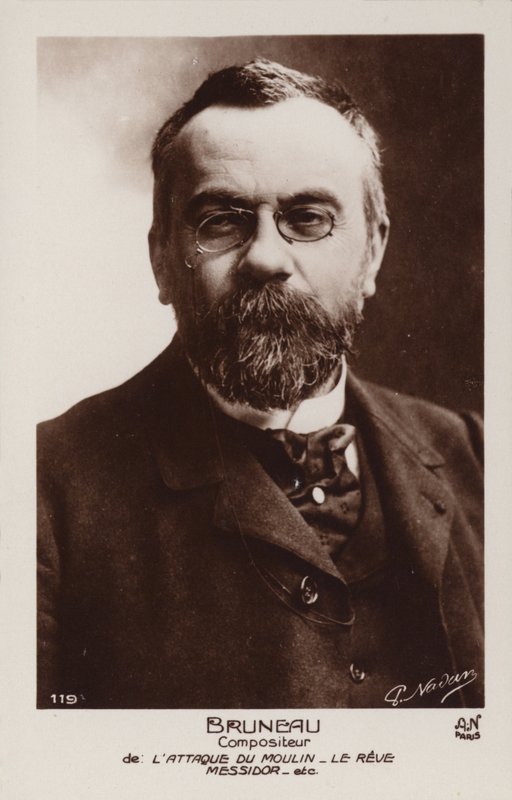 Alfred Bruneau, Fransız besteci (1857-1934) by French Photographer