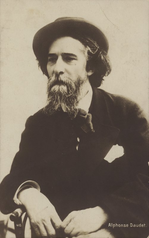 Alphonse Daudet (1840-1897), Fransız romancı by French Photographer