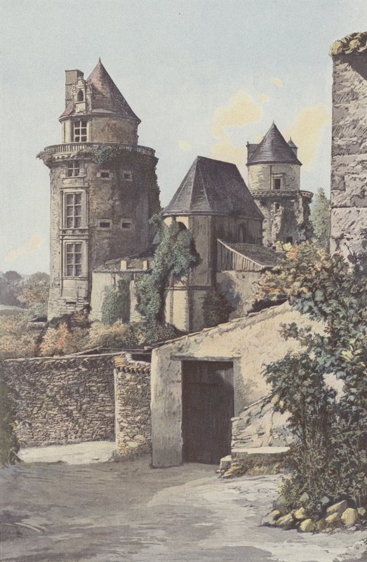 Apremont, Chateau, Köşe Kulesi ve Şapel by French Photographer