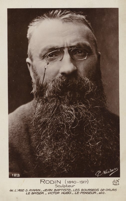 Auguste Rodin, Fransız heykeltıraş by French Photographer