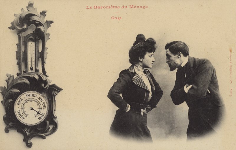 Bir ilişkinin barometresi, fırtına by French Photographer