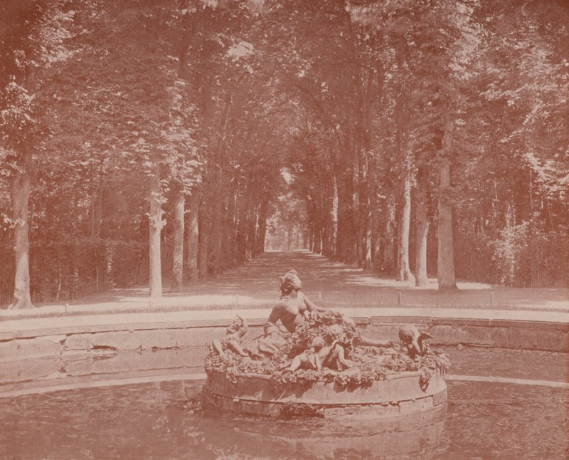 Flora Havzası, Versailles Parkı (s/b fotoğraf) by French Photographer