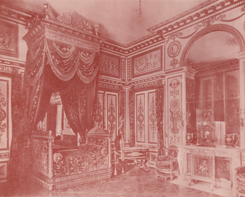 Napolyon I Yatak Odası (s/b fotoğraf) by French Photographer