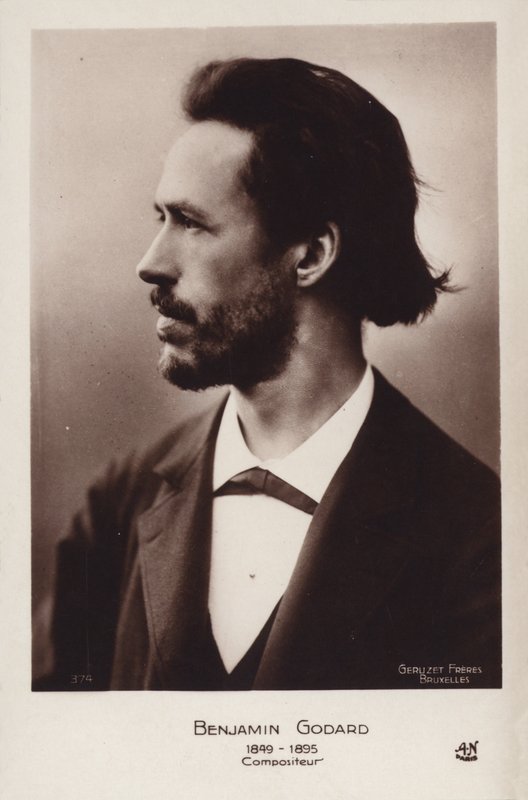 Benjamin Godard, Fransız kemancı ve Romantik besteci (1849-1895) by French Photographer
