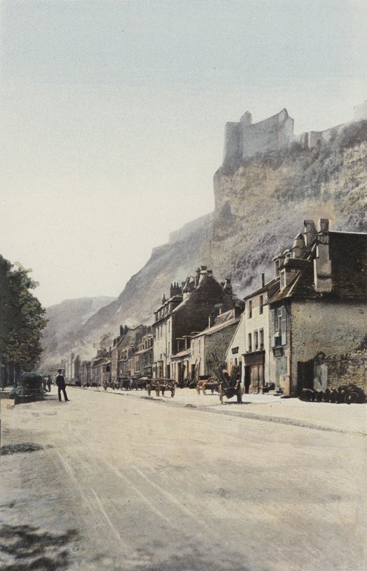 Besancon, Faubourg Rivotte ve kale by French Photographer