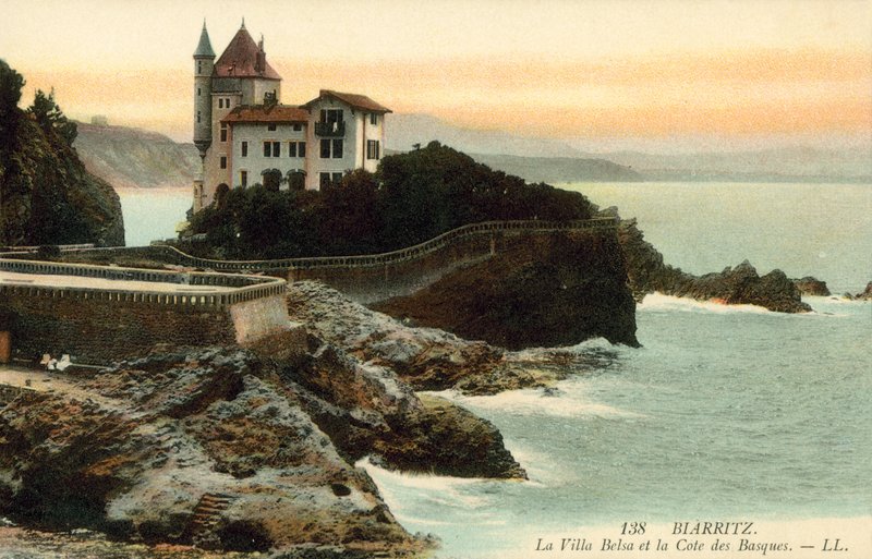 Biarritz, La Villa Belsa, La Cote Des Basques by French Photographer