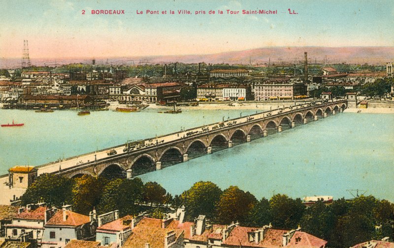 Bordeaux, Le Pont, Şehir by French Photographer